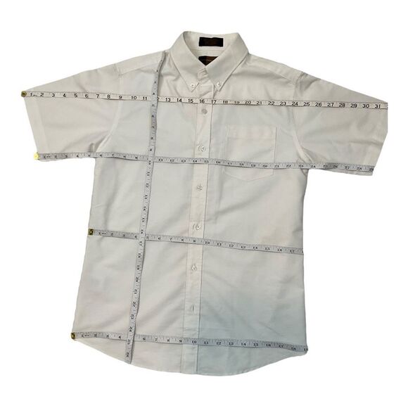 White button down by MetroConcepts MENS white long sleeve Sz M - Picture 10 of 10